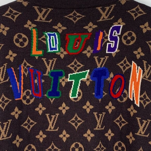 DM0097 Louis Vuitton X NBA Monogram Logo Bomber Jacket - Picture 5 of 8